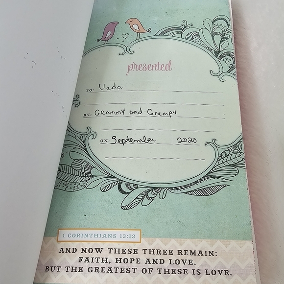 Zondervan NIV Bible For Teen Girls Pink Floral‎ in Box *inscribed / see photos* - Picture 5 of 7